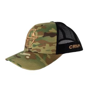 Crispi Multicam Black Panel Curved Brim Hat